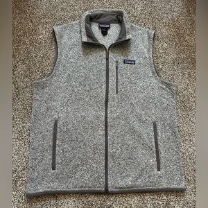 Men’s Patagonia large gray vest